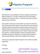 Confirmation of Donation from Pajama Program